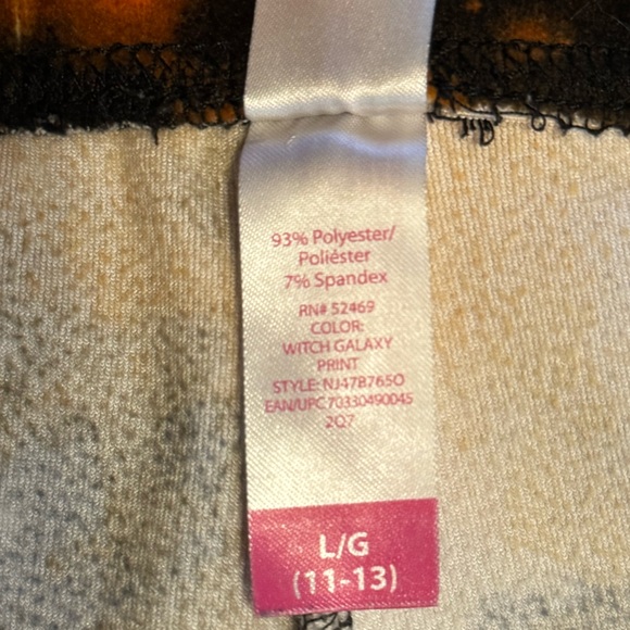 Womens Velvet feel Halloween Witch Leggings Soft and Stretchy Size Large - Picture 3 of 6